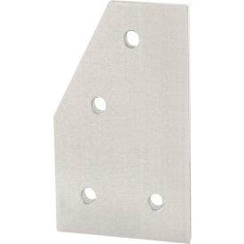 80/20® 15 Series 4 Hole 60 Degree Angle Joining Plate 4361