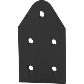 80/20® 15 Series 5 Hole Triangular Pivot Plate Black 4371-BLACK