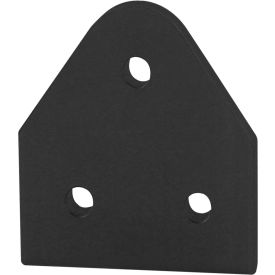 80/20® 15 Series 3 Hole Triangular Pivot Plate Black 4372-BLACK