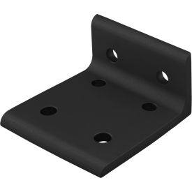 80/20® 15 Series 6 Hole Wide 2x4 Inside Corner Bracket Black 4375-BLACK