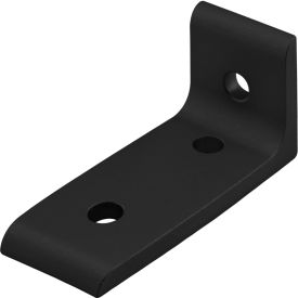 80/20® 15 Series & Ready Tube 3 Hole Inside Corner Bracket Black 4376-BLACK