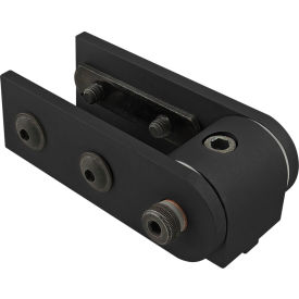 80/20® 15 Series Standard 0 Degree Dynamic Pivot Assembly with Dual Straight Arms Black 4380-BLACK