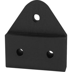 80/20® 15 Series 3 Hole Recessed Triangular Pivot Plate Black 4392-BLACK