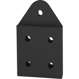 80/20® 15 Series 5 Hole Recessed Triangular Pivot Plate Black 4394-BLACK
