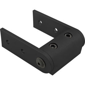 80/20® 15 Series Standard Universal Structural Pivot Assembly with Dual Straight Arms Black 4395-BLACK