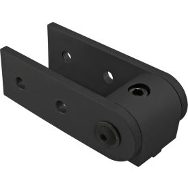 80/20® 15 Series 0 Degree Standard Structural Pivot Assembly with Dual Straight Arms Black 4397-BLACK