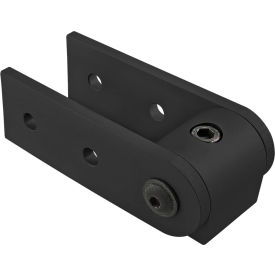 80/20® 15 Series 90 Degree Standard Structural Pivot Assembly with Dual Straight Arms Black 4398-BLACK