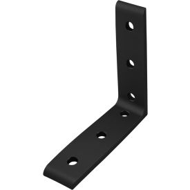 80/20® 15 Series 6 Hole Tall Inside Corner Bracket Black 4413-BLACK