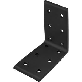 80/20® 15 Series 12 Hole Tall Inside Corner Bracket Black 4414-BLACK