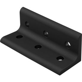 80/20® 15 Series 6 Hole Wide 3x3 Inside Corner Bracket Black 4415-BLACK