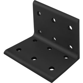 80/20® 15 Series 12 Hole Wide Inside Corner Bracket Black 4416-BLACK