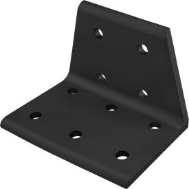 80/20® 15 Series 10 Hole Inside Corner Bracket Black 4420-BLACK