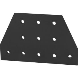 80/20® 15 Series 11 Hole Tee Joining Plate Black 4421-BLACK