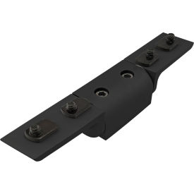 80/20® 15 Series Right Angle Universal Dynamic Pivot Assembly with Dual L Arms Black 4433-BLACK