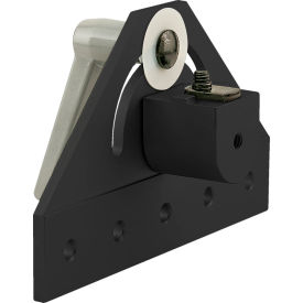 80/20® 15 Series 180 Degree Pivot Bracket Assembly with L Handle Black 4451-BLACK