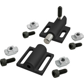 80/20® 45 Series 0 Degree Deadbolt Latch Black 45-2053-BLACK