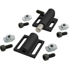 80/20® 45 Series 90 Degree Deadbolt Latch Black 45-2107-BLACK