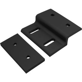 80/20® 45 Series 90mm Single Mesh Retainer with Wide Backing Plate Black 45-2435-BLACK