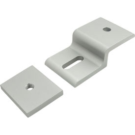 80/20® 45 Series 45mm Single Mesh Retainer with Narrow Backing Plate Clear 45-2436