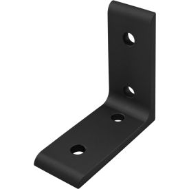 80/20® 45 Series 4 Hole Tall Inside Corner Bracket Black 45-4301-BLACK