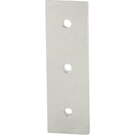 80/20® 45 Series 3 Hole Straight Flat Plate Clear 45-4306