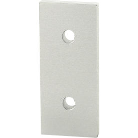 80/20® 45 Series 2 Hole Straight Flat Plate Clear 45-4307