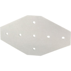80/20® 45 Series 7 Hole Cross Flat Plate Clear 45-4335