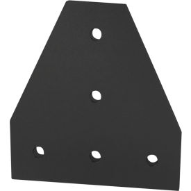 80/20® 45 Series Tee Flat Plate with 5 Hole Black 45-4340-BLACK