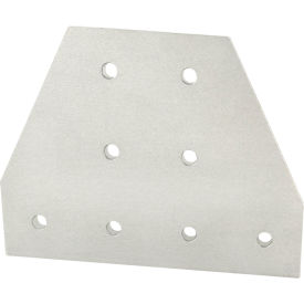80/20® 45 Series Tee Flat Plate with 8 Hole Clear 45-4355