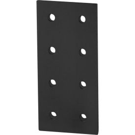 80/20® 45 Series Rectangular Flat Plate with 8 Hole Black 45-4365-BLACK