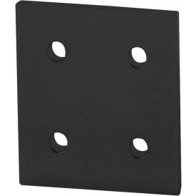 80/20® 45 Series Square Flat Plate 4 Hole Black 45-4367-BLACK