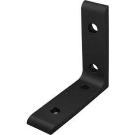 80/20® 10 15 Series Tall Transition Inside Corner Bracket with 4 Hole Black 4504-BLACK