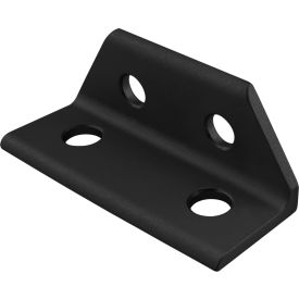 80/20® 10 15 Series Lite Wide Transition Inside Corner Bracket with 4 Hole Black 4511-BLACK