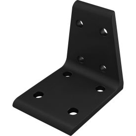 80/20® 10 15 Series Center Transition Inside Corner Bracket with 8 Hole Black 4513-BLACK