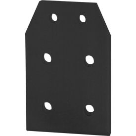 80/20® 10 15 Series Rectangular Transition Flat Plate with 6 Hole Large Series Primary Black 4520-BLACK