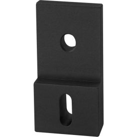 80/20® 10 15 Series 2 Hole Straight Slotted Transition Flat Plate with Flush Offset Black 4522-BLACK