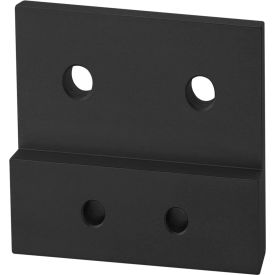 80/20® 10 15 Series Rectangular Transition Flat Plate with Flush Offset with 4 Hole Black 4523-BLACK