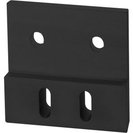 80/20® 10 15 Series 4 Hole Rectangular Slotted Transition Flat Plate with Flush Offset Black 4524-BLACK