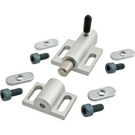 80/20® 25 30 40 Series Deadbolt Latch with Top Latch Clear 65-2053