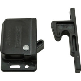 80/20® 25 40 Series 2.6 kg Pull Force Grabber Door Catch and Keeper Black 65-2088