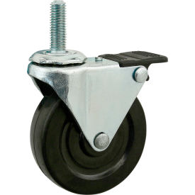 80/20® 75mm M10 X 30 Threaded Stem Swivel Caster 65-2342
