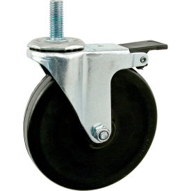 80/20® 125mm M10 X 30 Threaded Stem Swivel Caster 65-2344