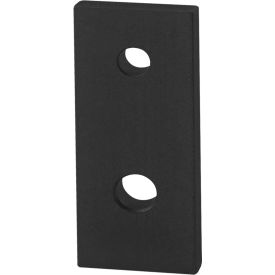 80/20® 25 40 Series 2 Hole Straight Transition Flat Plate Black 65-4510-BLACK