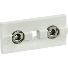 80/20® 15 Series Single-Keyed High-Cycle Linear Bearing Pad White 6595
