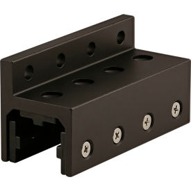 80/20® 10 Series 3 Slot Mount Single Flange Long Standard Linear Bearing Black 6716-BLACK