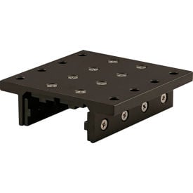 80/20® 10 Series 4 Slot Mount Single Flange Long Standard Linear Bearing Black 6724-BLACK