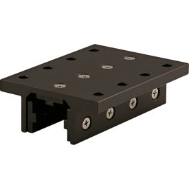 80/20® 10 Series 3 Slot Mount Double Flange Long Standard Linear Bearing Black 6726-BLACK
