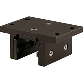 80/20® 15 Series 3 Slot Mount Double Flange Short Standard Linear Bearing Black 6825-BLACK