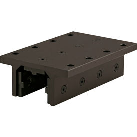 80/20® 15 Series 3 Slot Mount Double Flange Long High Cycle Linear Bearing Black 6836-BLACK