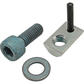 80/20® M6 x 16mm Blue SHCS Washer & Roll-In T-Nut with Flex Handle Bright Zinc 75-3451